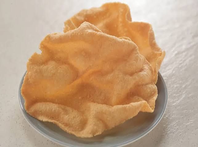 Poha papad, sun-dried