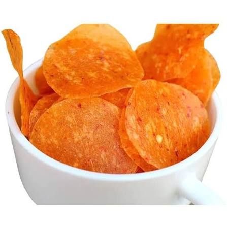 Potato papad, red chilli