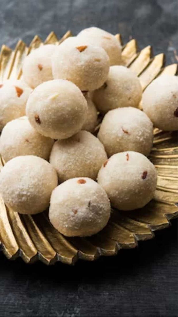 Rava ladoo — semolina ladoo roasted in ghee