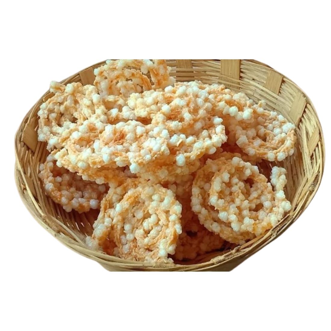 Sabudana chakli, sun-dried