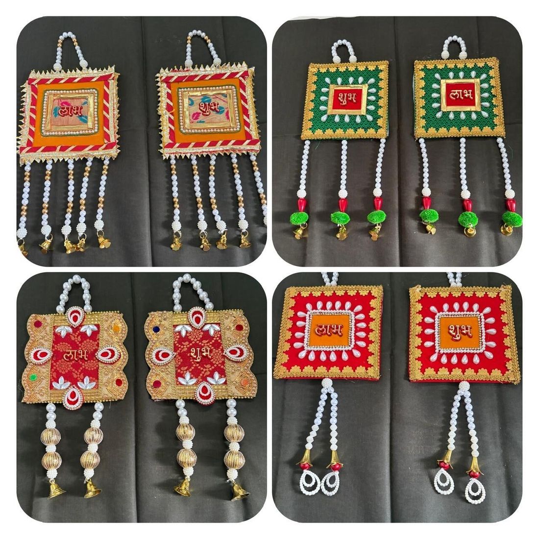 Shubh Labh pearl door hanging