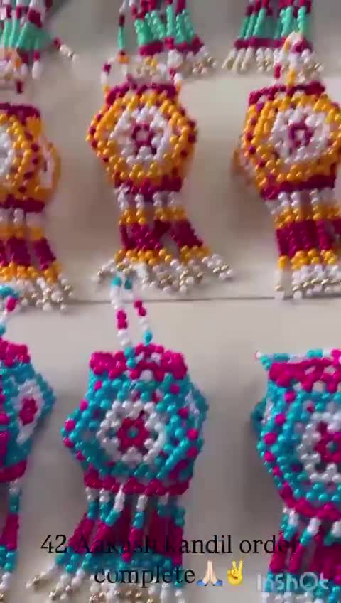Video: finished Akash kandil order